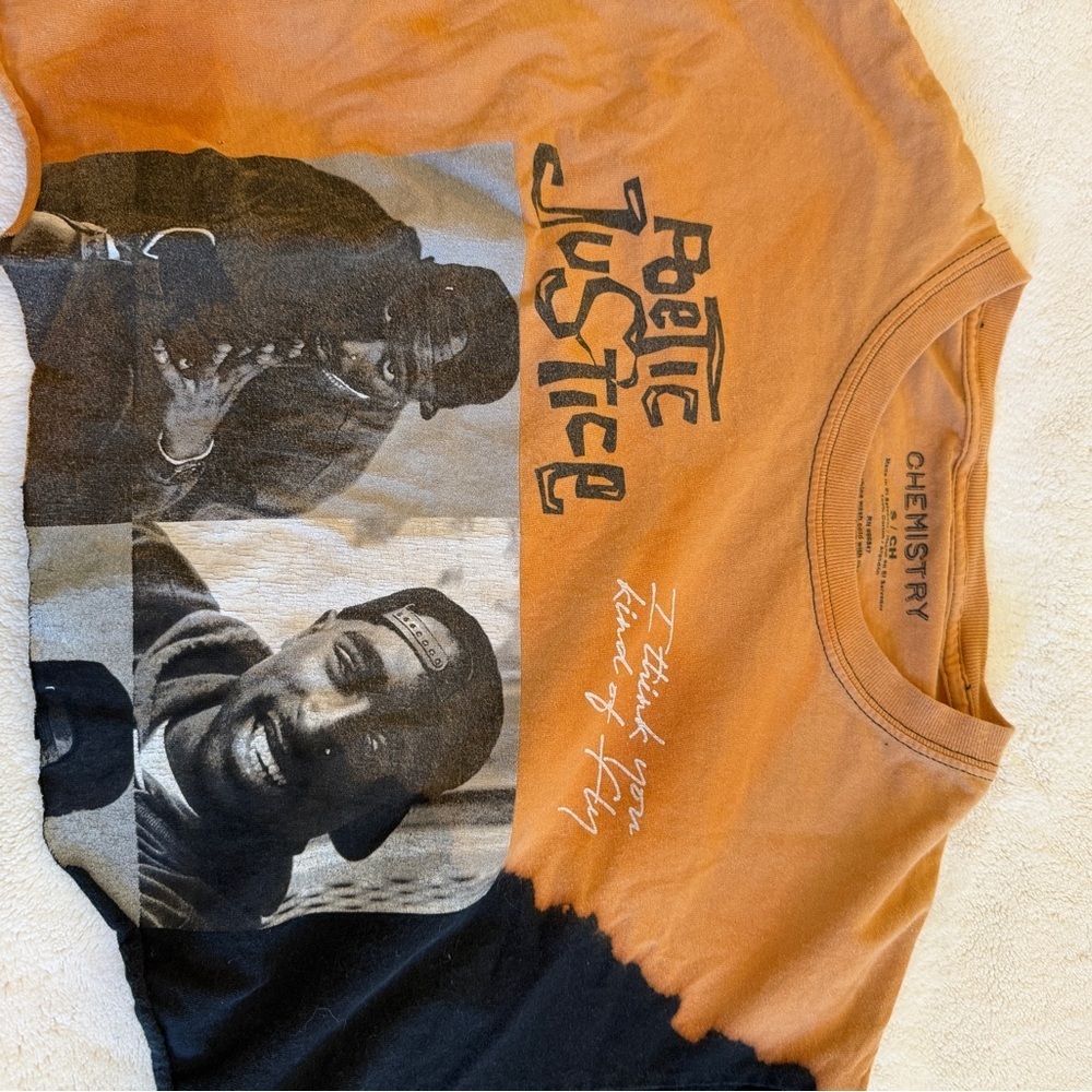Tupac poetic justice Short-Sleeve Graphic Tee - Picture 3 of 7